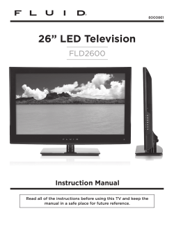 26&rdquo; LED Television