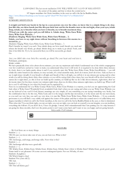 6 LA309 820615 The last resort meditation YOU WILL WIPE OUT A