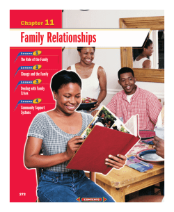Chapter 11: Family Relationships