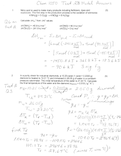 Term Test 2 Solutions