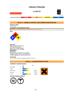 Lithium Chloride - Santa Cruz Biotechnology