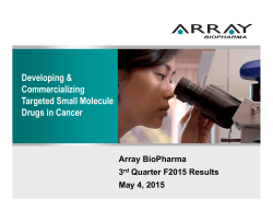 Q3 F2015 Earnings Presentation Slides