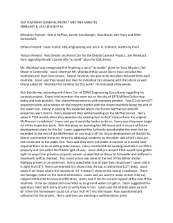 FOX TOWNSHIP SEWER AUTHORITY MEETING MINUTES