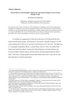 Heiner Gillmeister Edward Breck: Golf Champion