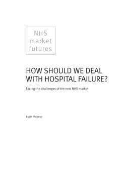 How should we deal with hospital failure? Facing the challenges of