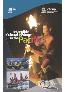 Intangible cultural heritage in the Pacific - UNESDOC