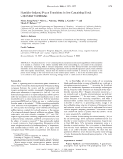 Humidity-Induced Phase Transitions in Ion