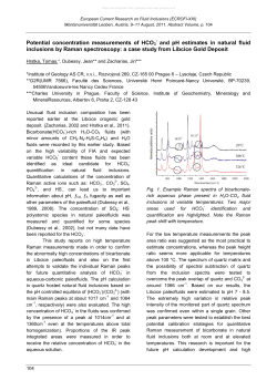 Potential concentration measurements of HCO3 and pH