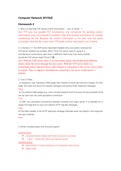 Computer Network 2015fall Homework 2