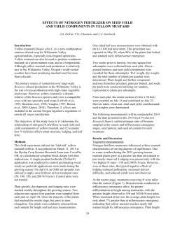 effects of nitrogen fertilizer on seed yield and yield components in