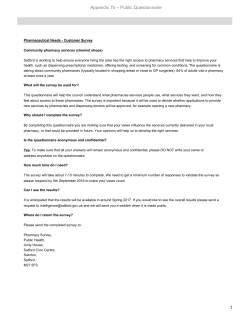 Appendix 7b &ndash; Public Questionnaire