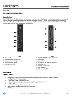 HP t505 Flexible Thin Client