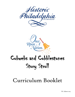 Cobwebs and Cobblestones Story Stroll