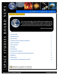 April-June - National Academy of Sciences