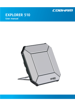 Explorer 510 BGAN Users Manual