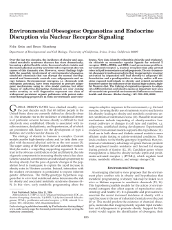 Environmental Obesogens: Organotins and Endocrine Disruption