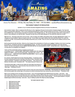Read Sermon Outline - Bible Prophecy Info