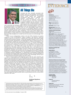 All Things Bio - The Electrochemical Society