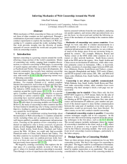 Inferring Mechanics of Web Censorship Around the World