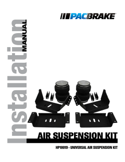 Pacbrake Air Bags 2WD/4WD