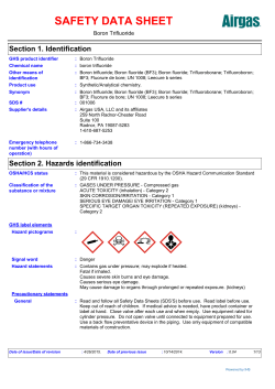 safety data sheet
