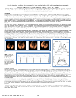 Gravity dependent ventilation of rats measured by