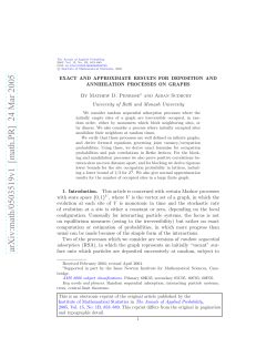 Exact and approximate results for deposition and annihilation
