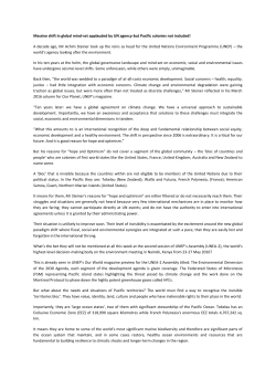 Massive shift in global mind-set applauded by UN agency