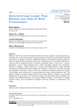 Symmetry Lasts Longer Than Random, but Only for