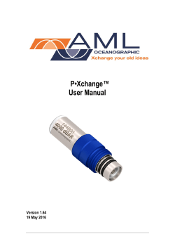 User Guide - Subsea Technologies
