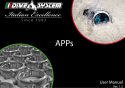 User Manual - DiveSystem