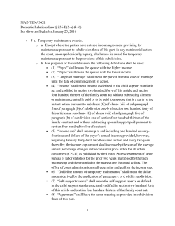 For divorces filed after January 25, 2016 &bull; 5