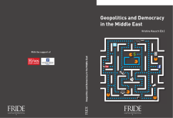 Geopolitics and democracy in the Middle East