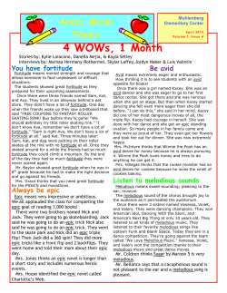 Newsletter April