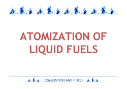 ATOMIZATION OF LIQUID FUELS
