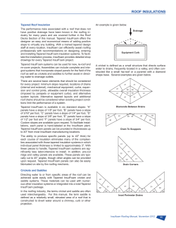 roof insulations