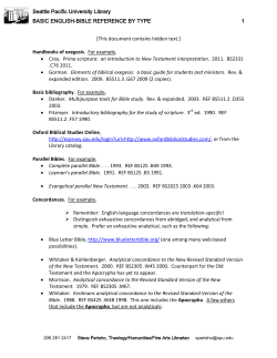 Dictionary - Seattle Pacific University