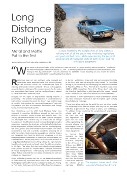 HMRN article MB Frisch Metal and Mettle published March 2017