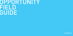 Opportunity Field Guide - N Square Collaborative