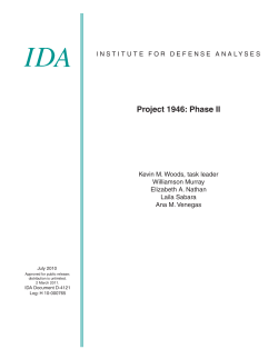 Project 1946: Phase II