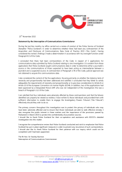 here - Interception of Communications Commissioner
