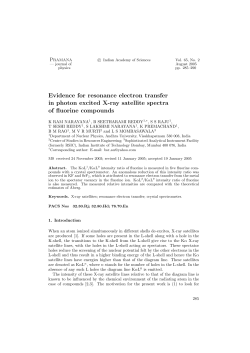 Fulltext PDF - Indian Academy of Sciences