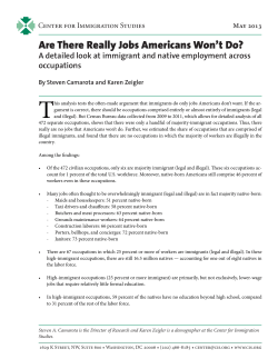 Are There Really Jobs Americans Won`t Do?