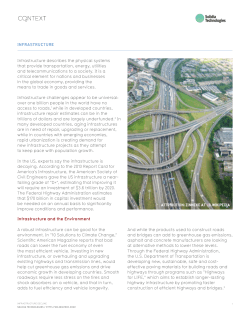 INFRASTRUCTURE Infrastructure describes the physical systems