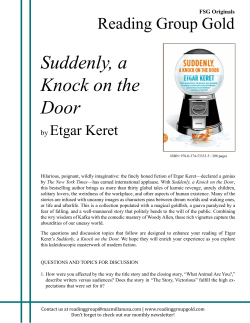 Suddenly, a Knock on the Door