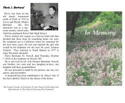 Flavis J. Bertrand - Kinkade Funeral Chapel