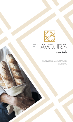 Catering Guide - Converse College Dining Services