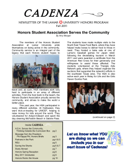 cadenza - Lamar University