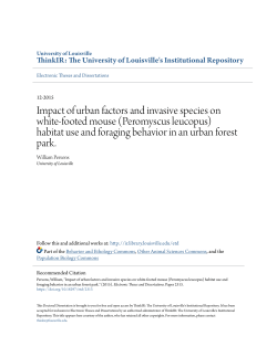 Impact of urban factors and invasive species on white