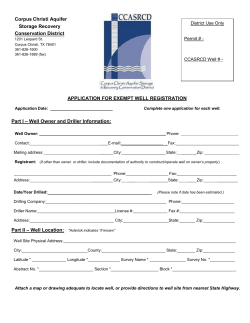 Corpus Christi Aquifer Storage Recovery Conservation District